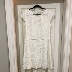 White lace dress